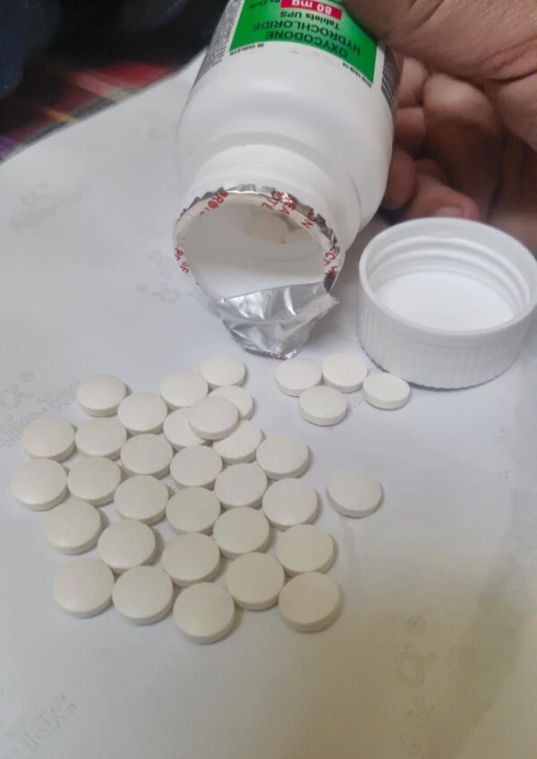 Oxycodone 80mg Bottle